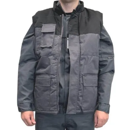 Monsun Prsluk klasik m415 sivo-crni vel.l ( 60750 )