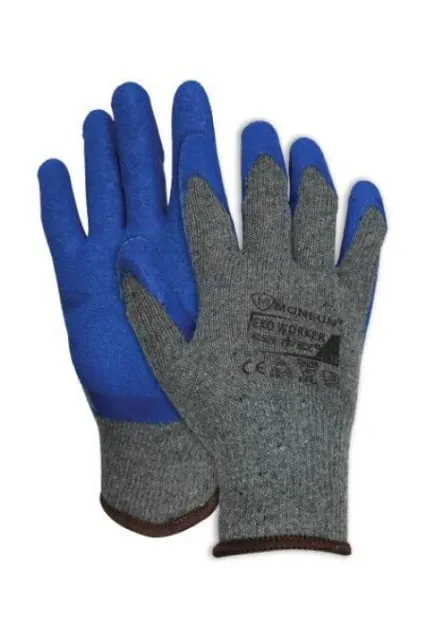 Monsun Rukavice eko worker plava vel.10 ( 40529 )