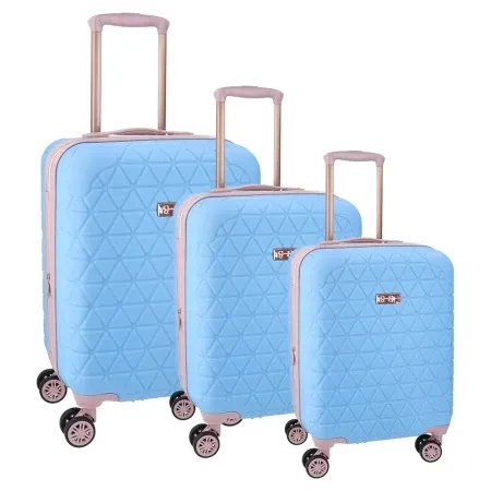 Montpellier kofer set 3 komada abs svetlo plava ( 110212 )
