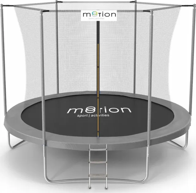 Motion siva trambolina 305 sa unutrašnjom mrežom i merdevinama ( OM-710115 )
