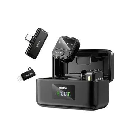 Moxom mx-ax77 crni multifuncionalni receiver mikrofon 2u1 ( R2314 )