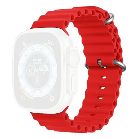 Moye smartwatch ocean strap 44/45/49mm red ( 055033 )