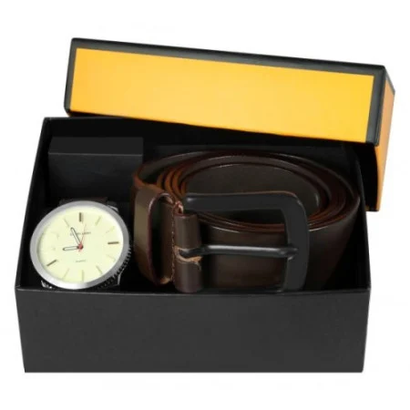 Muski excellanc poklon set- tamnobraon ( 83/221002 )