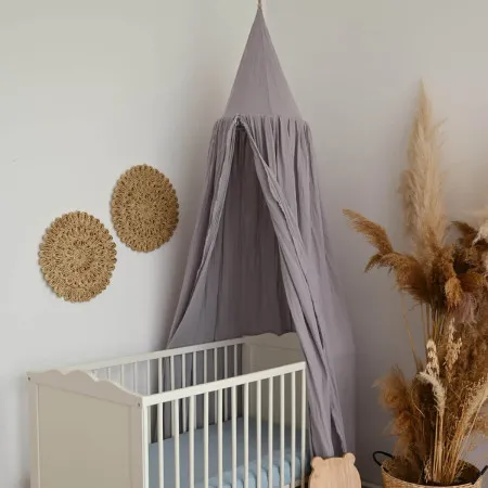 Muslin baldahin za krevetac sivi ( TNC_72PG3T_0075466 )