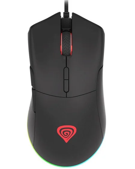 Natac Genesis krypton 290, gaming optical mouse 200-6400 DPI, maximum acceleration 22 G, RGB LED, 7 buttons, USB, black, cable 1,8 m ( NMG-