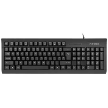 Natec moray multimedia keyboard US, smart ID card reader, USB, black ( NKL-1055 )