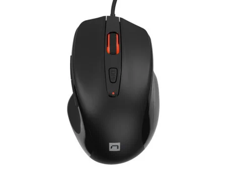 Natec pigeon 2, optical mouse 800-4000 DPI, RGB LED Backlight 6 Colours, 6 Buttons (5 programmable), USB, black, cable 1,8 m ( NMY-2047 )