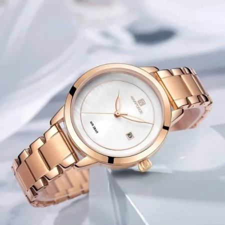 Naviforce 5008 rose gold ženski sat sa metalnom narukvicom