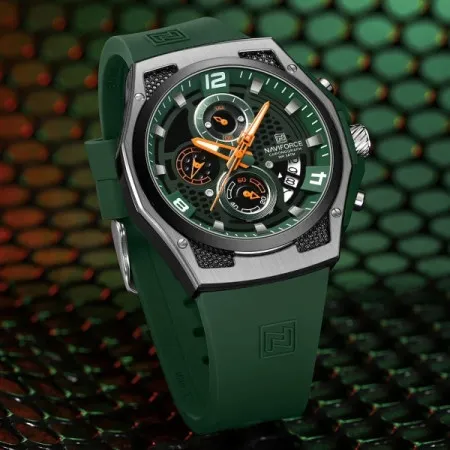 Naviforce 8051T green muški sat