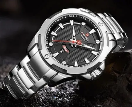 Naviforce 9161 silver muški sat sa metalnom narukvicom