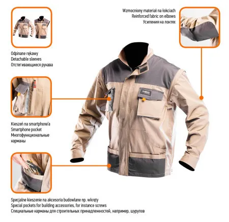 Neo tools bluza radna 2u1 L/54 ( 81-310-LD )