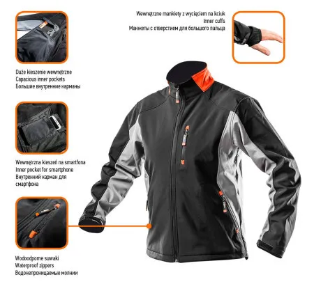 Neo tools jakna vodo-vetronepropusna L ( 81-550-L )