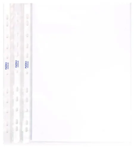 Noki folije "U" sa perforacijom crystal A4+ 1/100, 60my maxi size (238x300) ( 04FU171 )