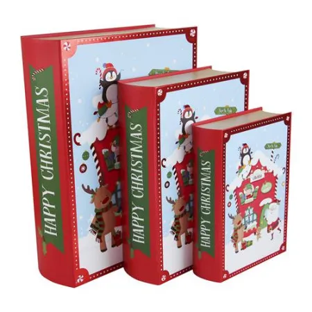 Novogodišnja kutija knjiga happy christmas s ( X31020BX-1 )
