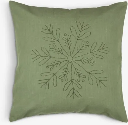 Novogodišnja ukrasna jastučnica 50x50 green