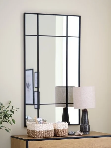 Ogledalo 60x110 cm crna