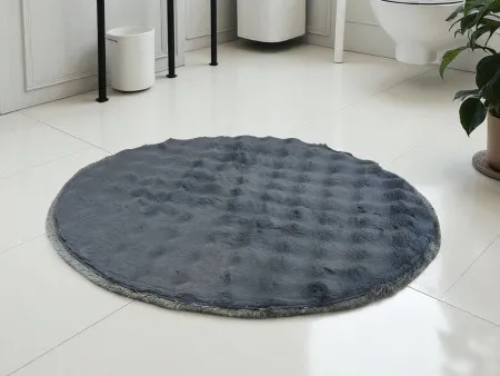 Okrugla Prostirka za kupatilo fi 100cm Tamno siva boja ( VLK000198-tamnosivaboja )