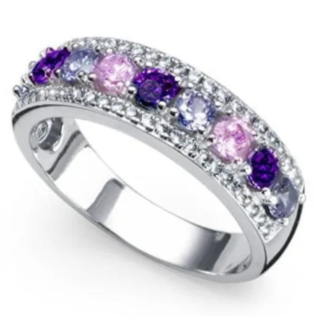Oliver weber balance 925ag zircon prsten sa swarovski kristalom m ( 63269m )