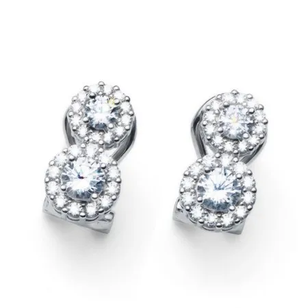 Oliver Weber best double 925ag zircon mindjuše sa swarovski kristalima ( 62136 )
