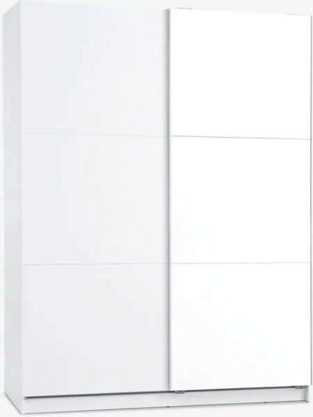 Ormar 150x200 sa ogledalom bela
