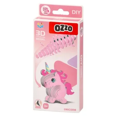 Ozzo diy puzzle mini 3d jednorog ( 882381 )