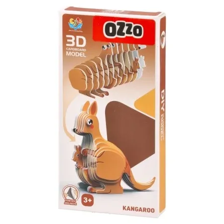 Ozzo diy puzzle mini 3d kengur ( 882383 )