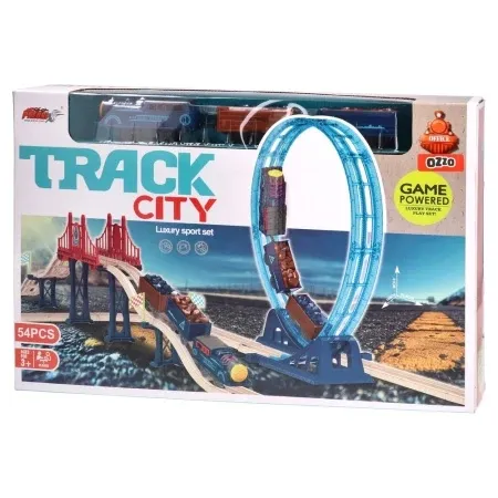 Ozzo track city igračka staza sa vozovima 54k ( 862341 )