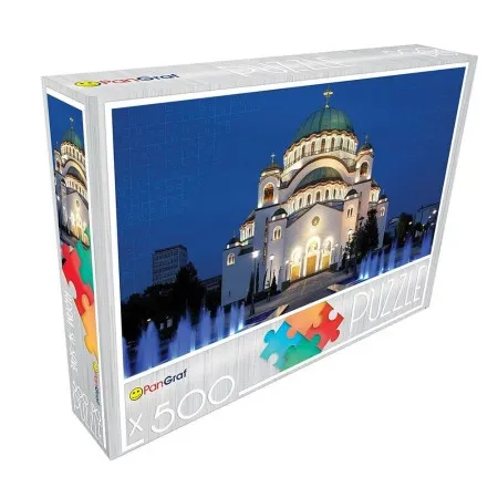 Pan-graf puzzle 500 - hram svetog save ( 10069 )