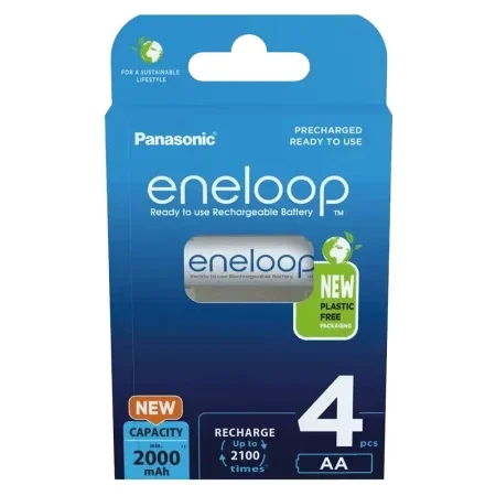 Panasonic AAA/2B (BK-4MCDE/2CP) 800mAh white baterija eneloop