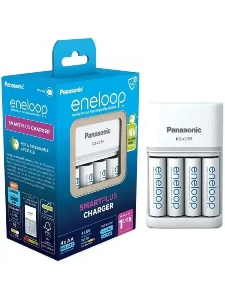 Panasonic Eneloop BQCC 55 Punjač sa baterijama