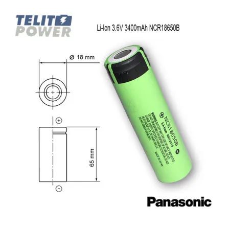 Panasonic Li-Ion 3.6V 3400mAh NCR18650B ( 0871 )