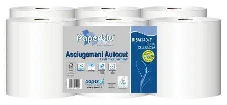 Paperblu Autocut papirni ubrus 2sl 140m (6 rolni) ( RI8M140/F )