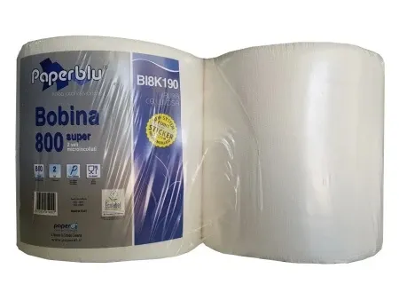 Paperblu Super Bobina 800 papirni ubrus beli 2sl (2 rolni) ( BI8K190 )
