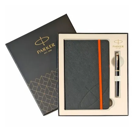 Parker poklon set royal im black gt - nalivpero + notes ( PK68335 )