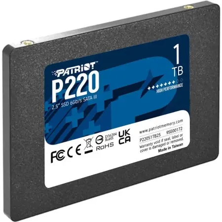 Patriot SSD 2.5 SATA3 1TB Patriot P220 550MBs500MBs P220S1TB25