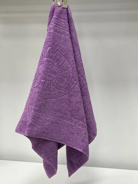 Peškir Stock 50x90cm S54 Dezen Ljubičasta boja ( VLK000940-stockS54 )