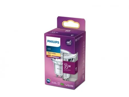 Philips led classic 3,5W (35W) GU10 WW 2700K 36D RF ND SRT4 (PS742 )