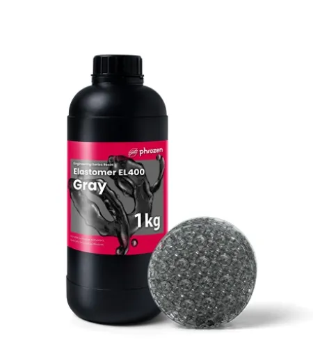 Phrozen elastomer el400 gray 1000g v2.5 uv rezin ( 091-0010 )