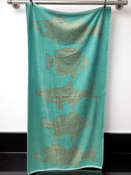 Plažni peškir "Fish" – 90x174 cm, 100% pamuk B9 ( VLK000680-"fish"b9 )