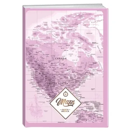 Play premium sveska 96 lista maps - odaberite motiv a5 dikto severna amerika ( B2C04566 )