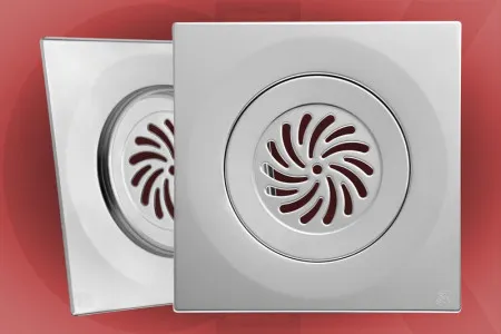 Podna rešetka 200x200/ fi 130mm inox ( 5398 )