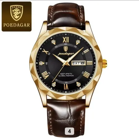Poedagar 615 muški sat, braon ( ANZMRSMHG4 )
