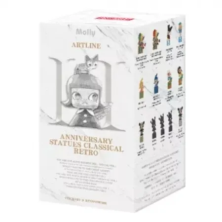 Pop Mart Molly Aniversary Statues Classical Retro 2 Series Blind Box (Single) ( 066942 )