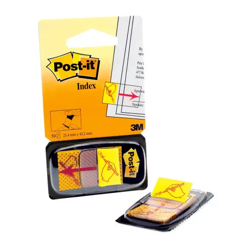 Post-it index "sign here", 50 listića, 25,4x43,2mm 680-031 3M ( 06PMP21 )