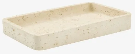 Posuda Š11xD18xV2 cm bež kamenina