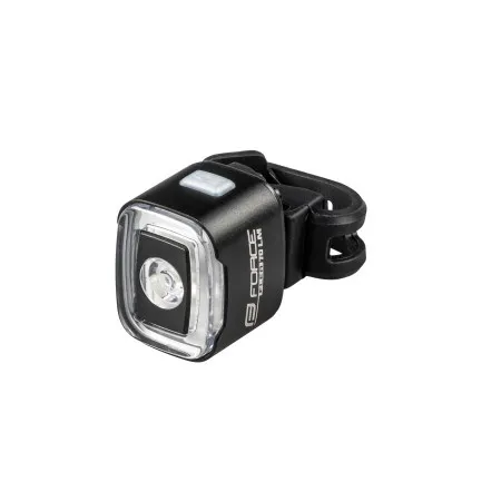 Prednje/zadnje svetlo force flea 200lm usb, crno ( 45164 )