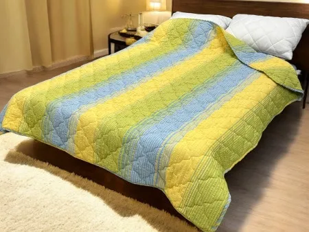 Prekrivač Singl 140x200cm mikrofiber Blue/green ( VLK000437-Blue/greena )