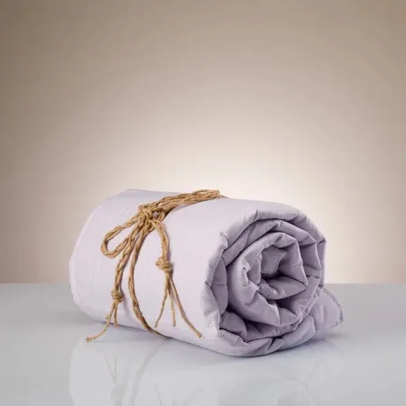 Prekrivac mikrofiber 200x200 lila-sv.braon ( 117-19 )