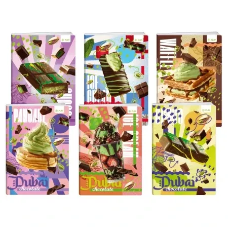 Premium sveska 40 lista dubai chocolate - odaberite format a4 karo ( 189673 )