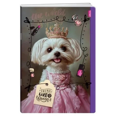 Premium sveska 60 lista fuzzy pets - odaberite motiv a4 blanko kraljica ( B2C05460 )